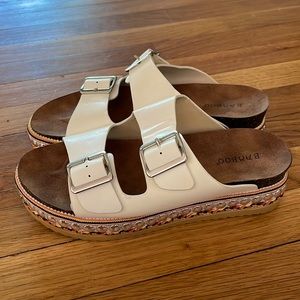 Bamboo Bohemian Platform Slides